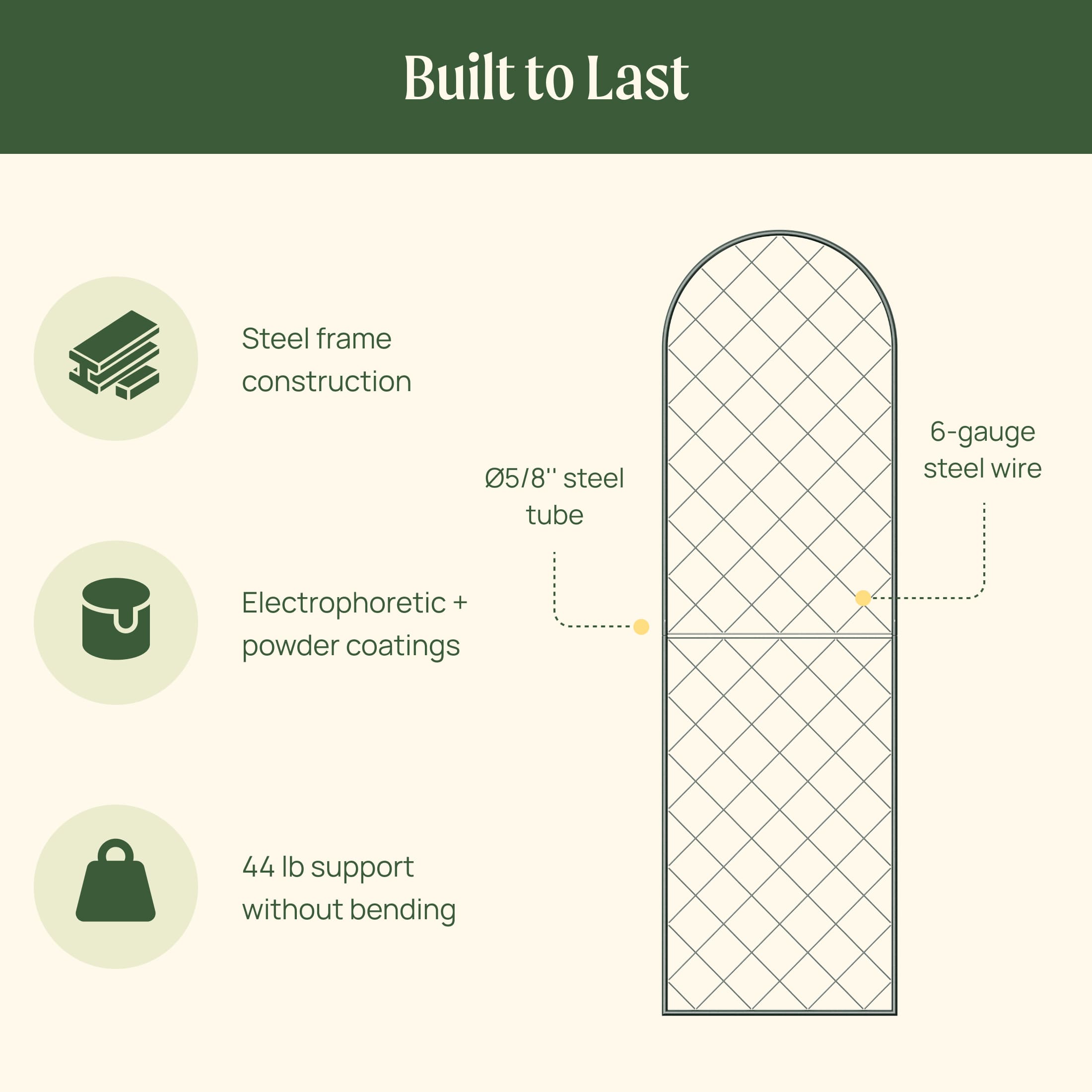 Mounted Wall Trellis