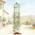 Round Obelisk Garden Trellis - 7.6 ft