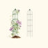 Round Obelisk Garden Trellis - 6.4 ft