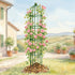 Round Obelisk Garden Trellis - 6.4 ft