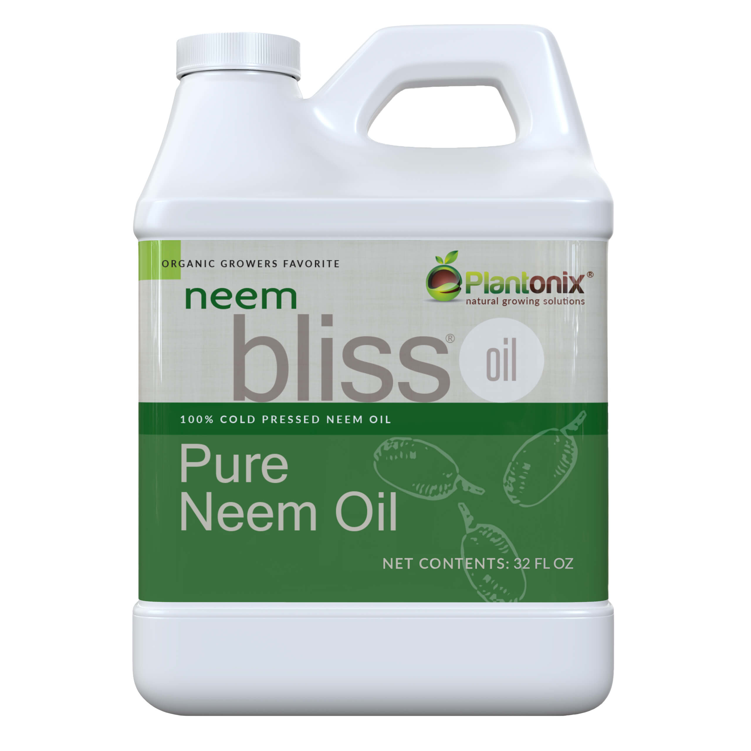 Neem Bliss Oil 100% Pure Cold Pressed Neem Oil OMRI Listed