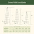 Pyramid Obelisk Garden Trellis - 9 ft