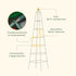 Pyramid Obelisk Garden Trellis - 9 ft