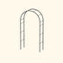 Round Garden Arch - Standard Frame
