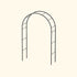 Round Garden Arch - Standard Frame