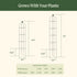 Round Obelisk Garden Trellis - 7.6 ft