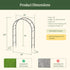 Round Garden Arch - Standard Frame