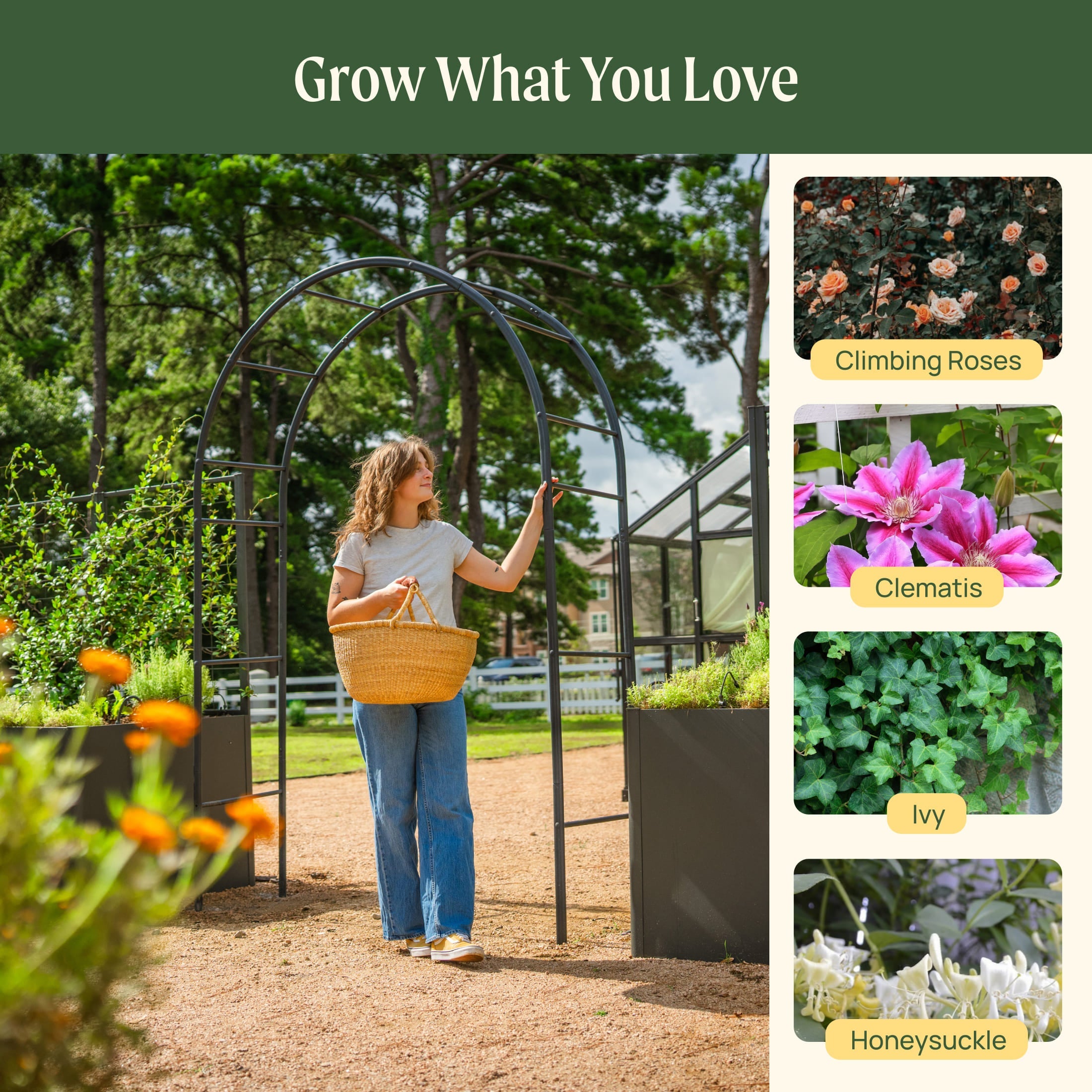 Round Garden Arch - Standard Frame