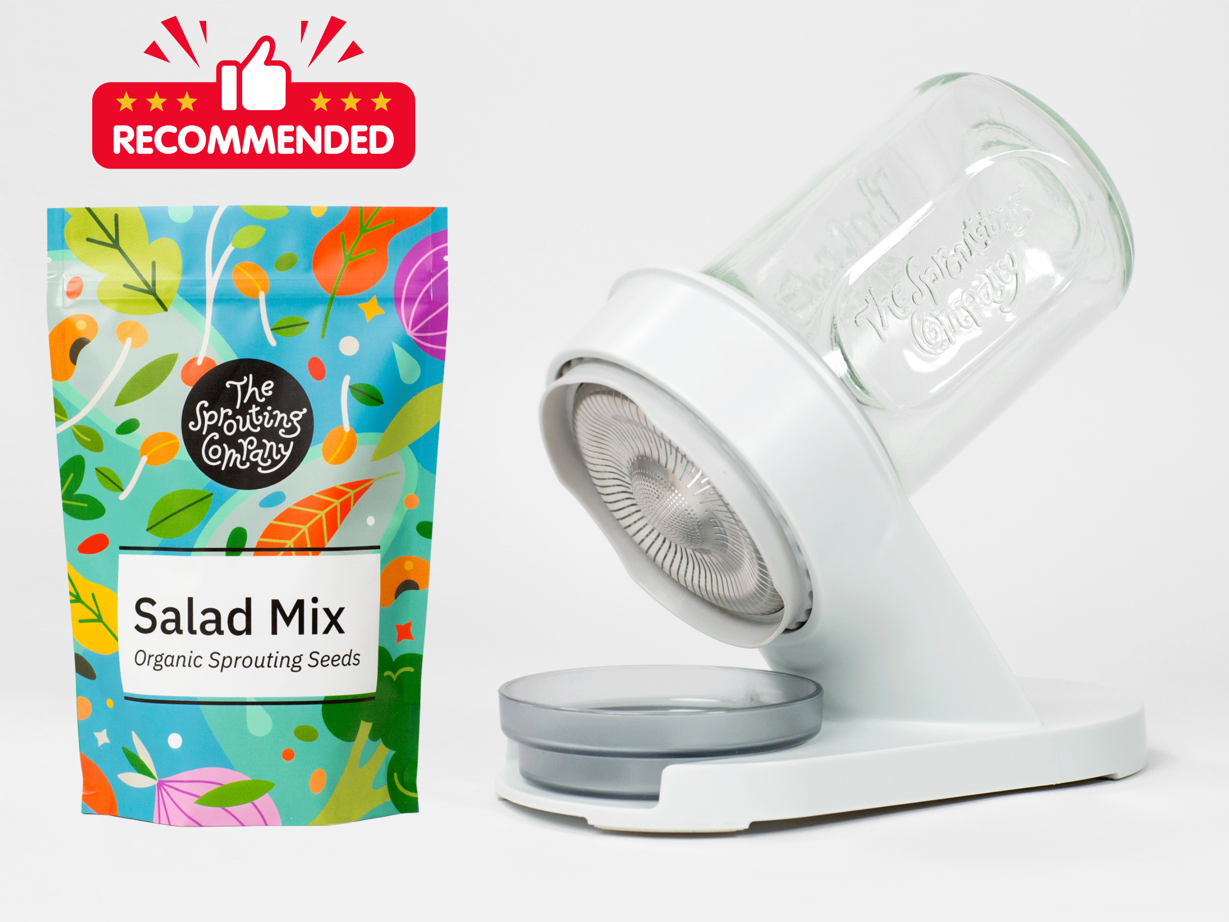 Starter Kit: Salad Mix 8oz & Sprout Book