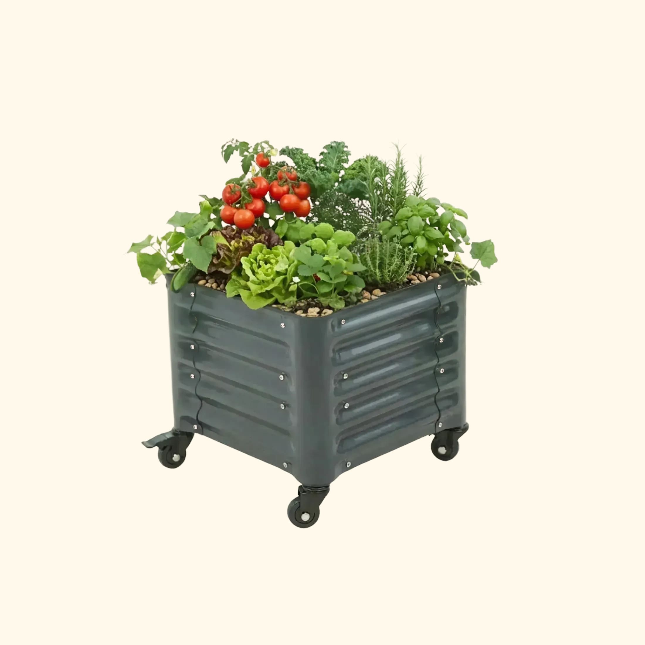 Classic Rolling Garden Bed - 1.75' x 1.75'
