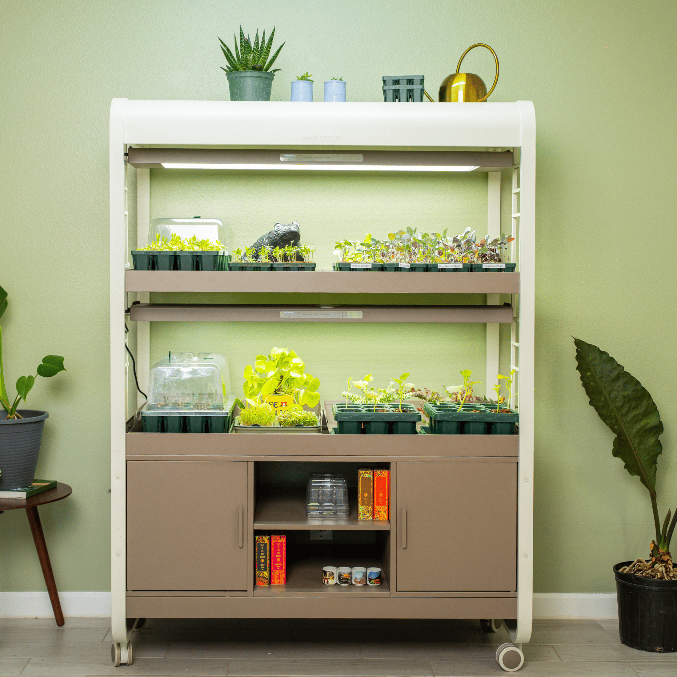 Ultimate Grow Light Garden with Storage