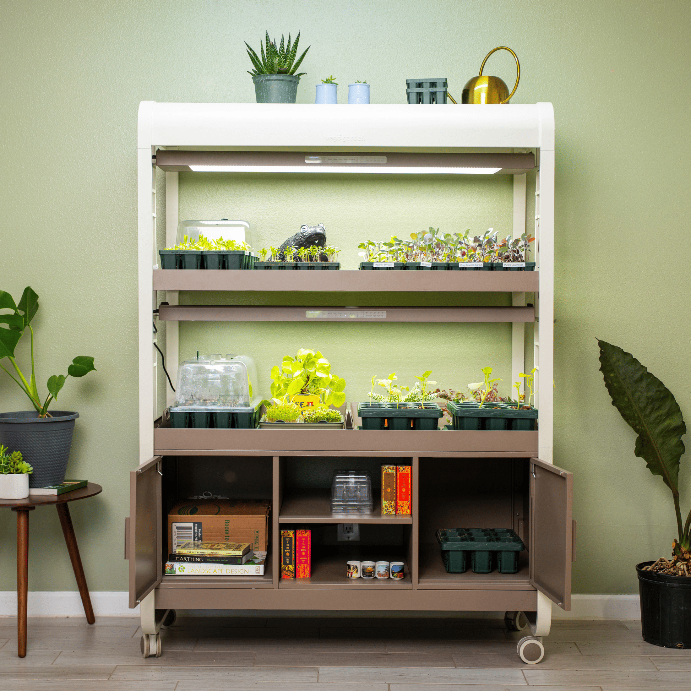 Ultimate Grow Light Garden with Storage
