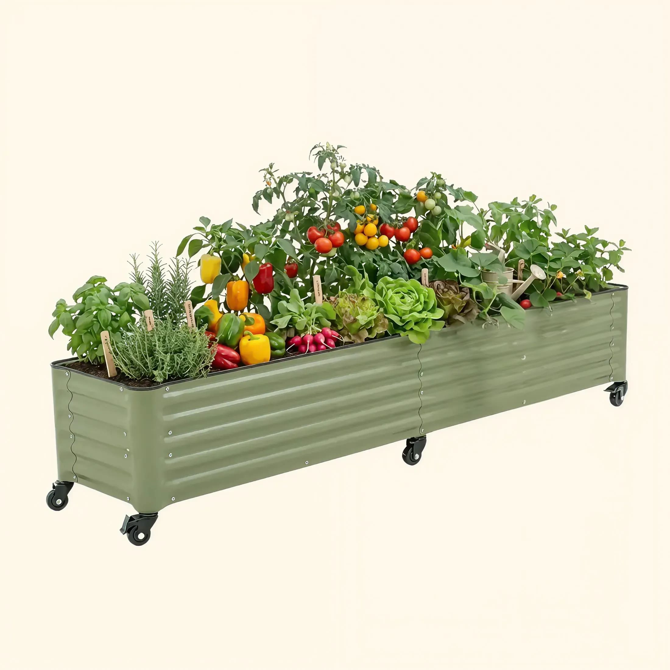 Classic Rolling Garden Bed - 1.75' x 8'