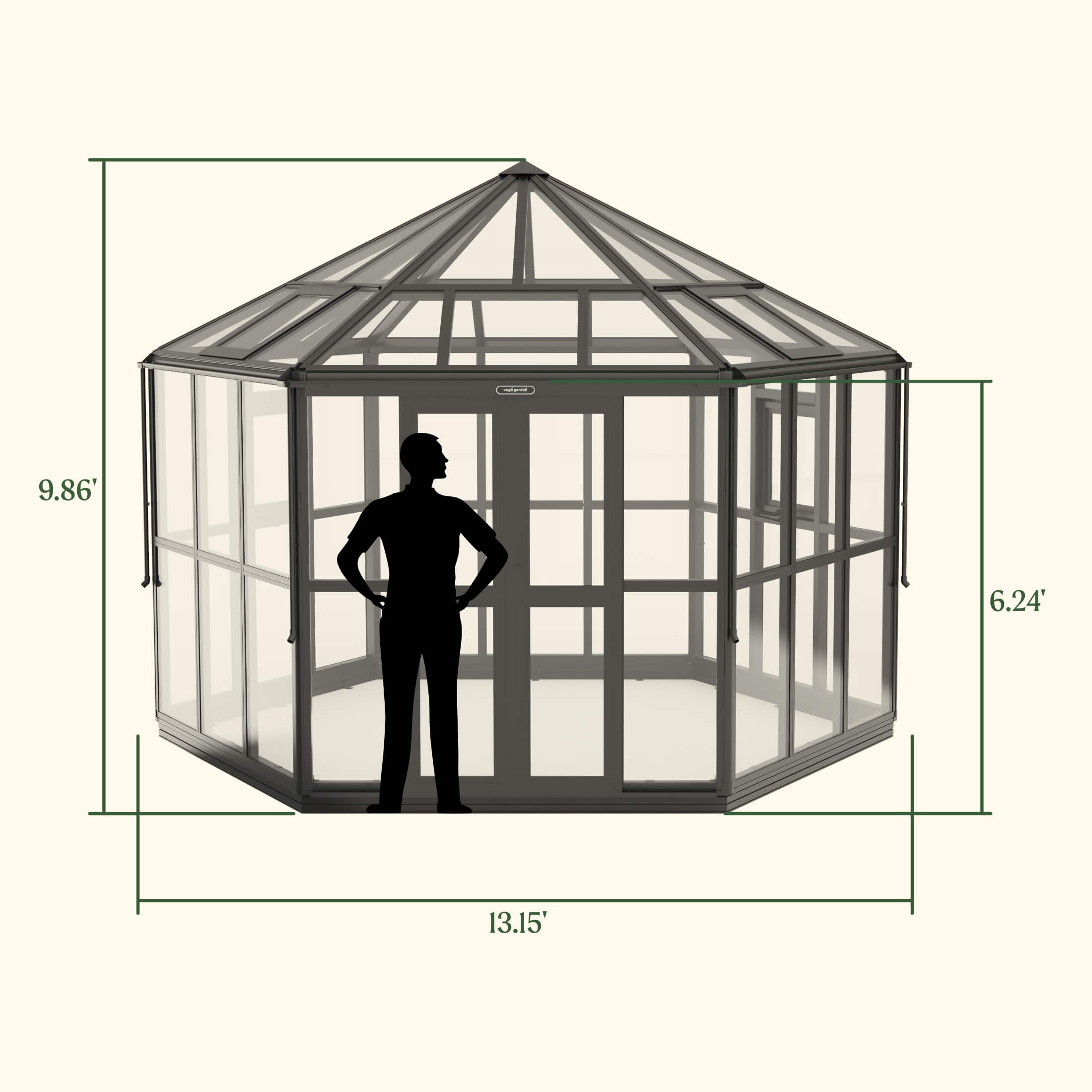 Vego Diamond Pavilion Greenhouse