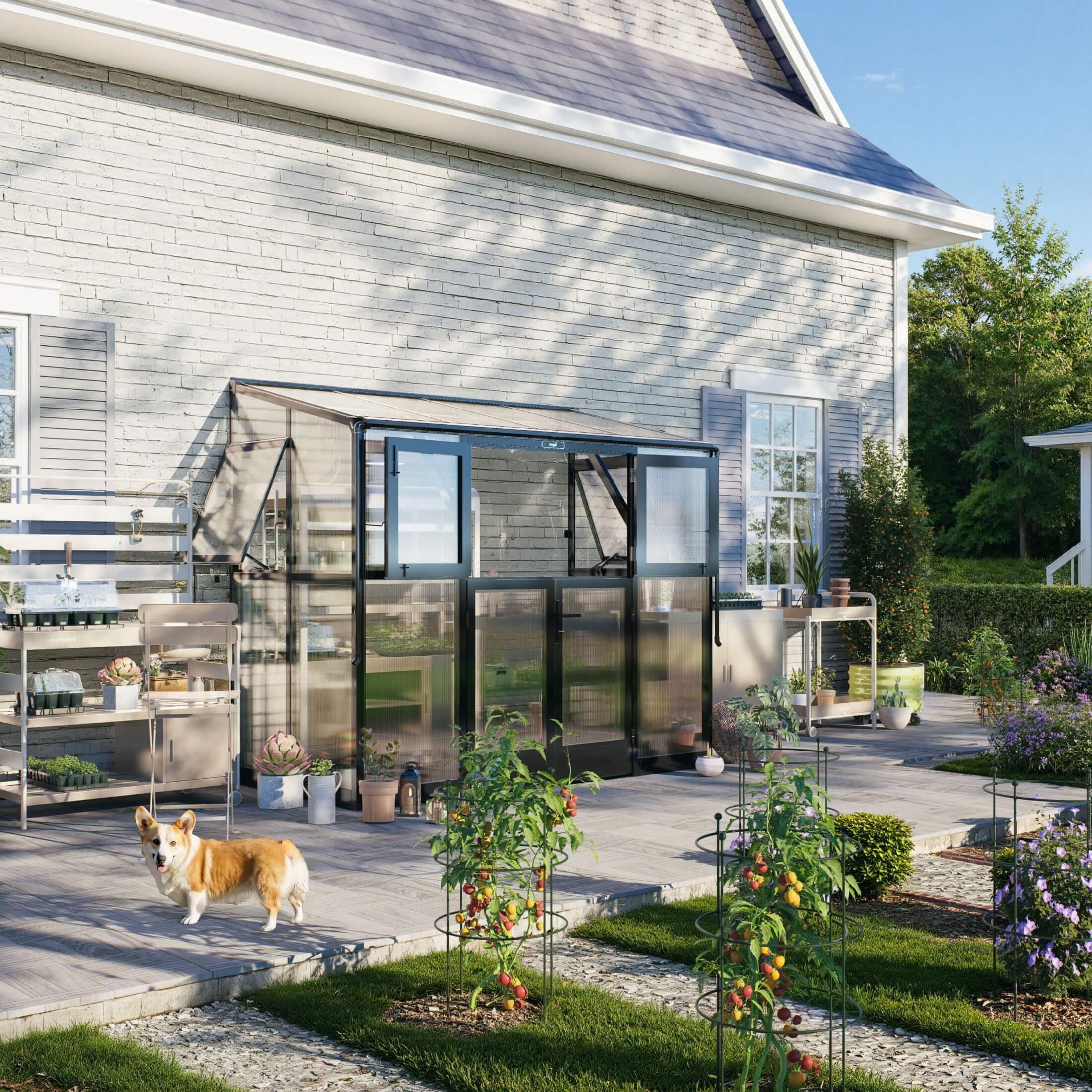 Lean-To Greenhouse - 4.5' x 8.5'