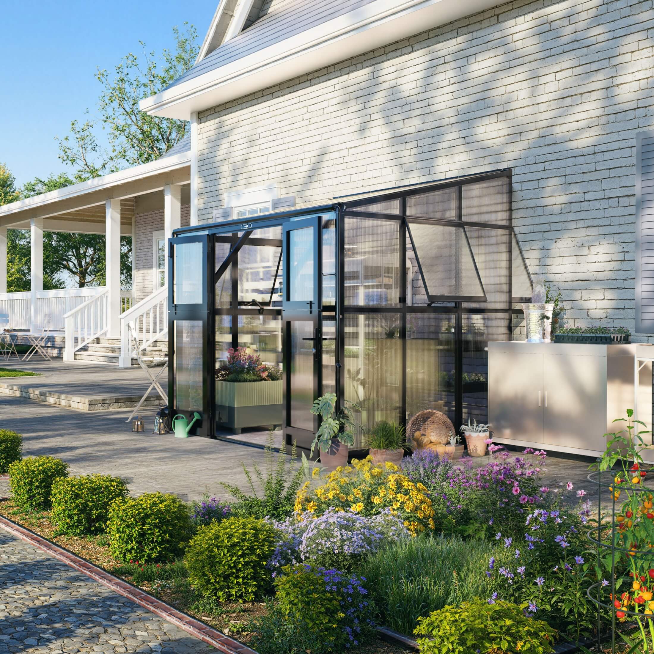 Lean-To Greenhouse - 6.5' x 8.5'