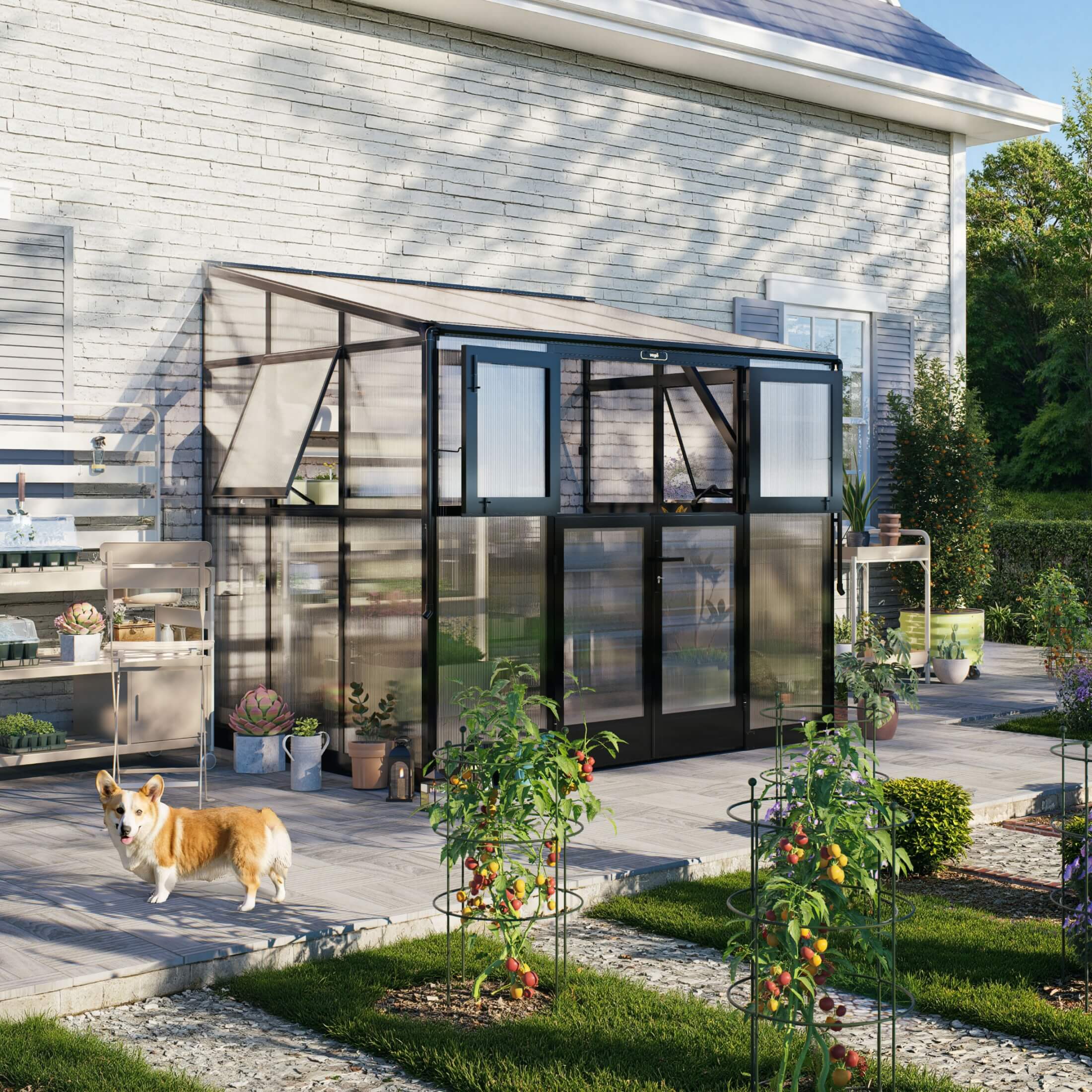 Lean-To Greenhouse - 6.5' x 8.5'