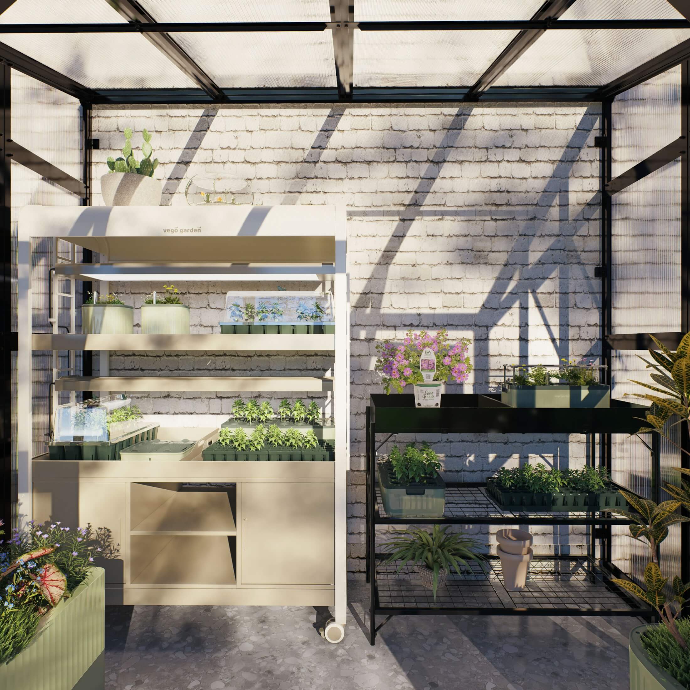 Lean-To Greenhouse - 6.5' x 8.5'