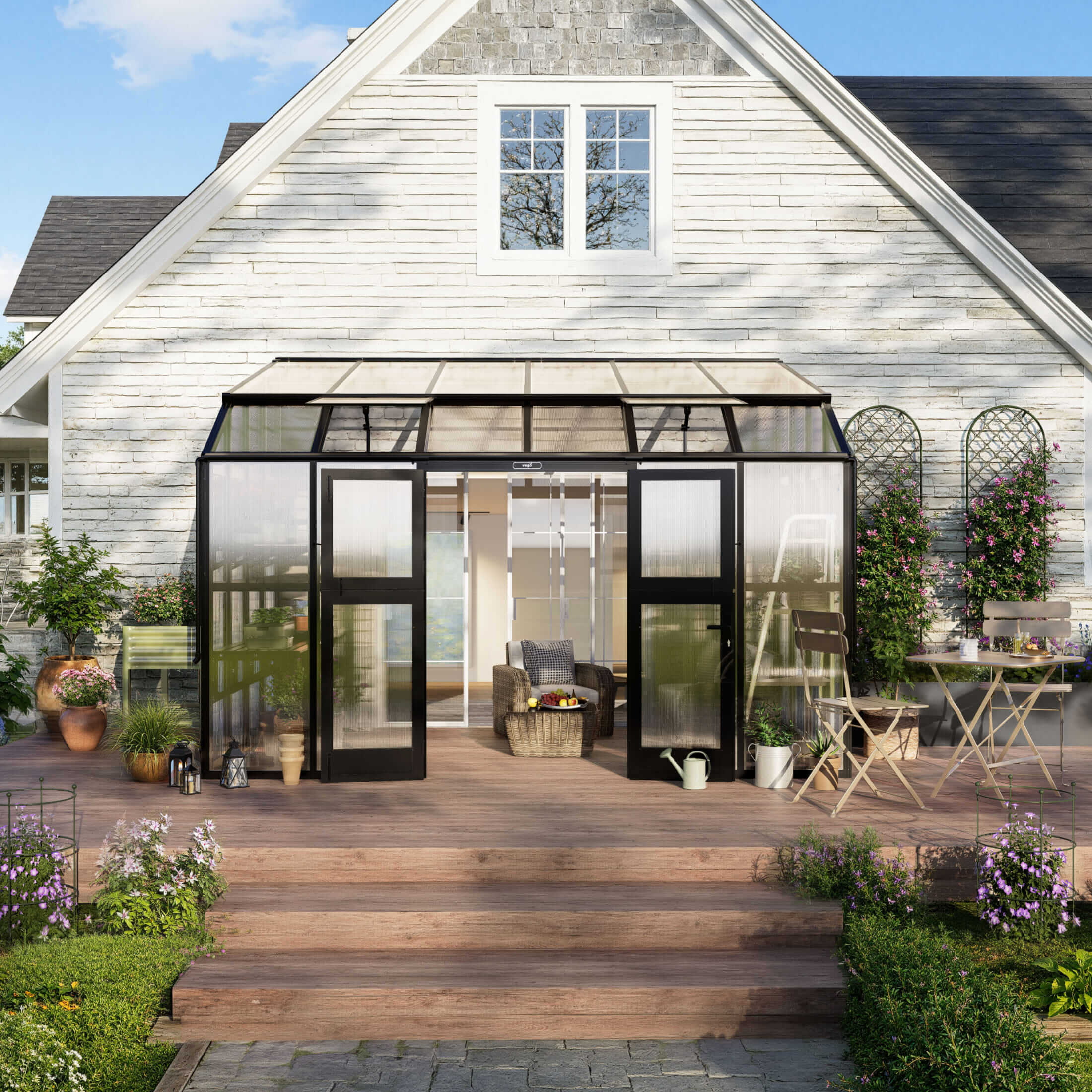 Lean-To Greenhouse - 8.5' x 12.5'