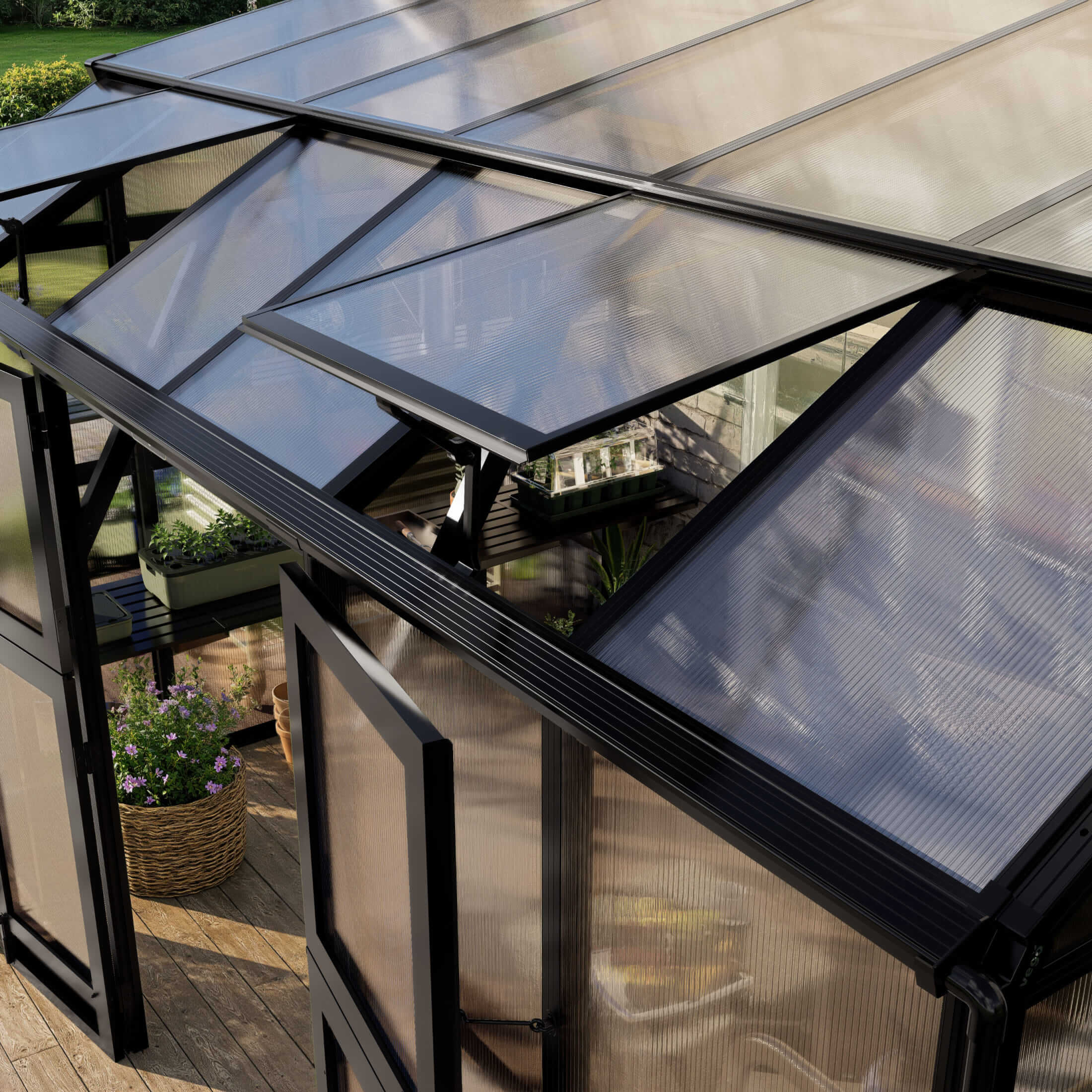 Lean-To Greenhouse - 8.5' x 12.5'