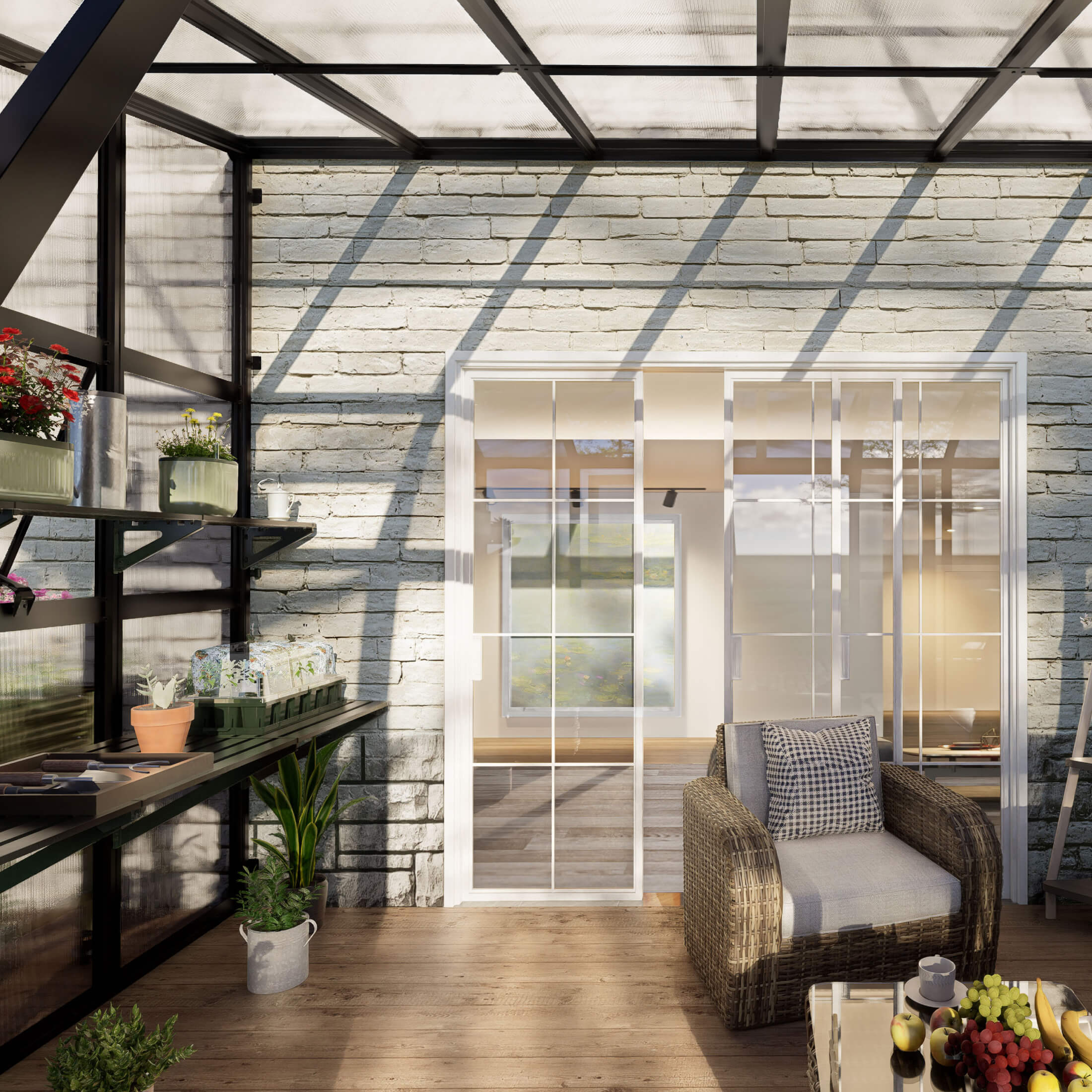 Lean-To Greenhouse - 8.5' x 12.5'