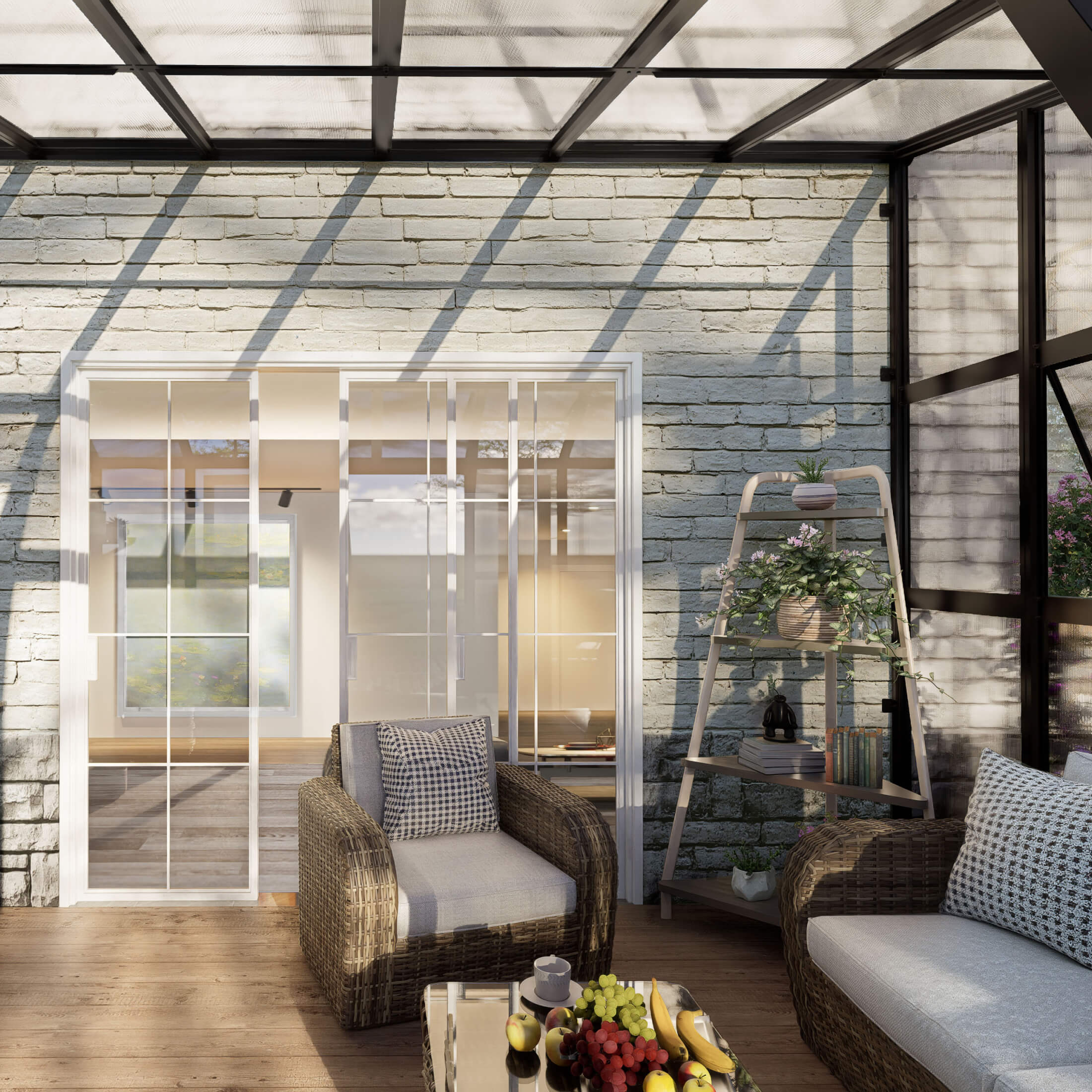 Lean-To Greenhouse - 8.5' x 12.5'