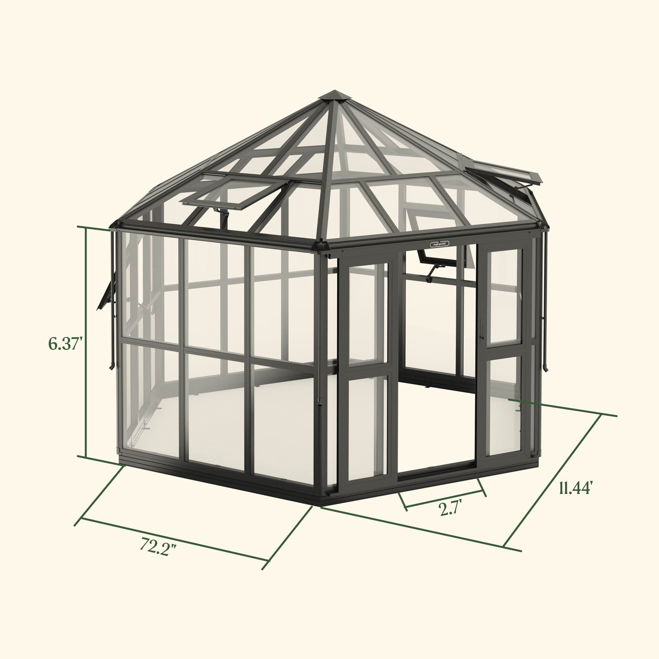 Vego Diamond Pavilion Greenhouse