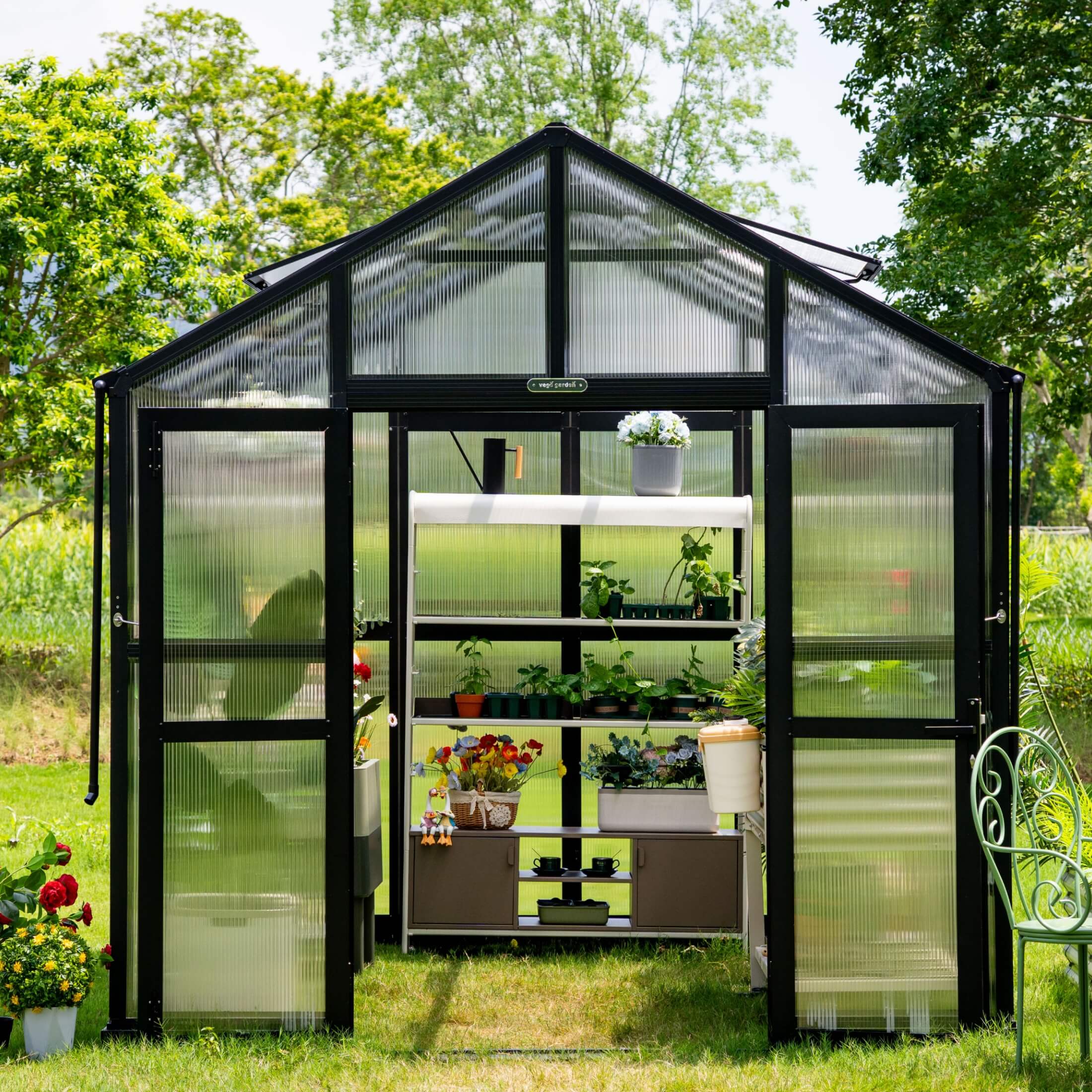 Vego Victorian Greenhouse - 8.5ft Wide