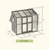 Lean-To Greenhouse - 4.5' x 8.5'
