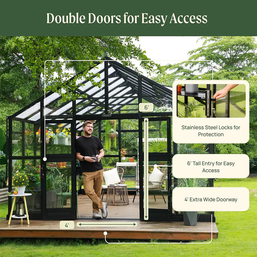 Vego Grand Victorian Greenhouse - 12.5ft Wide