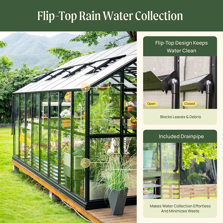 Vego Grand Victorian Greenhouse - 12.5ft Wide