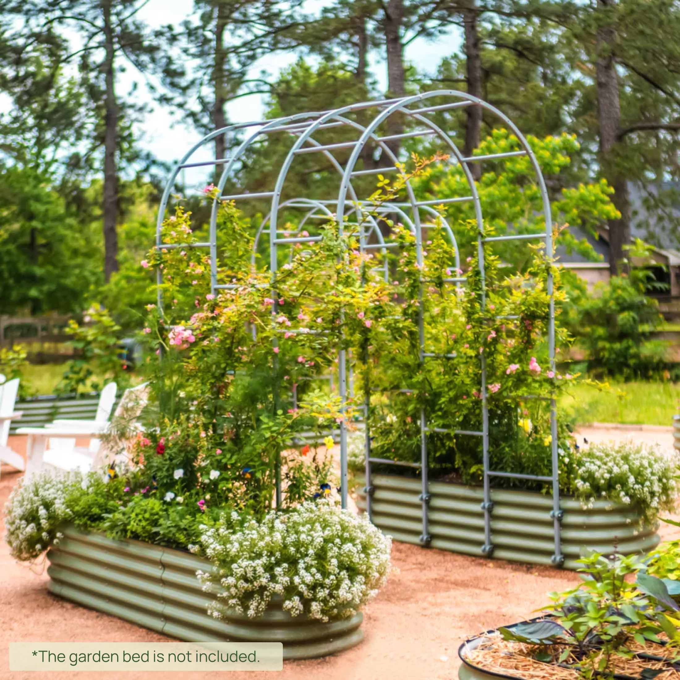 plant trellis system Arched Trellis System, 7.0'