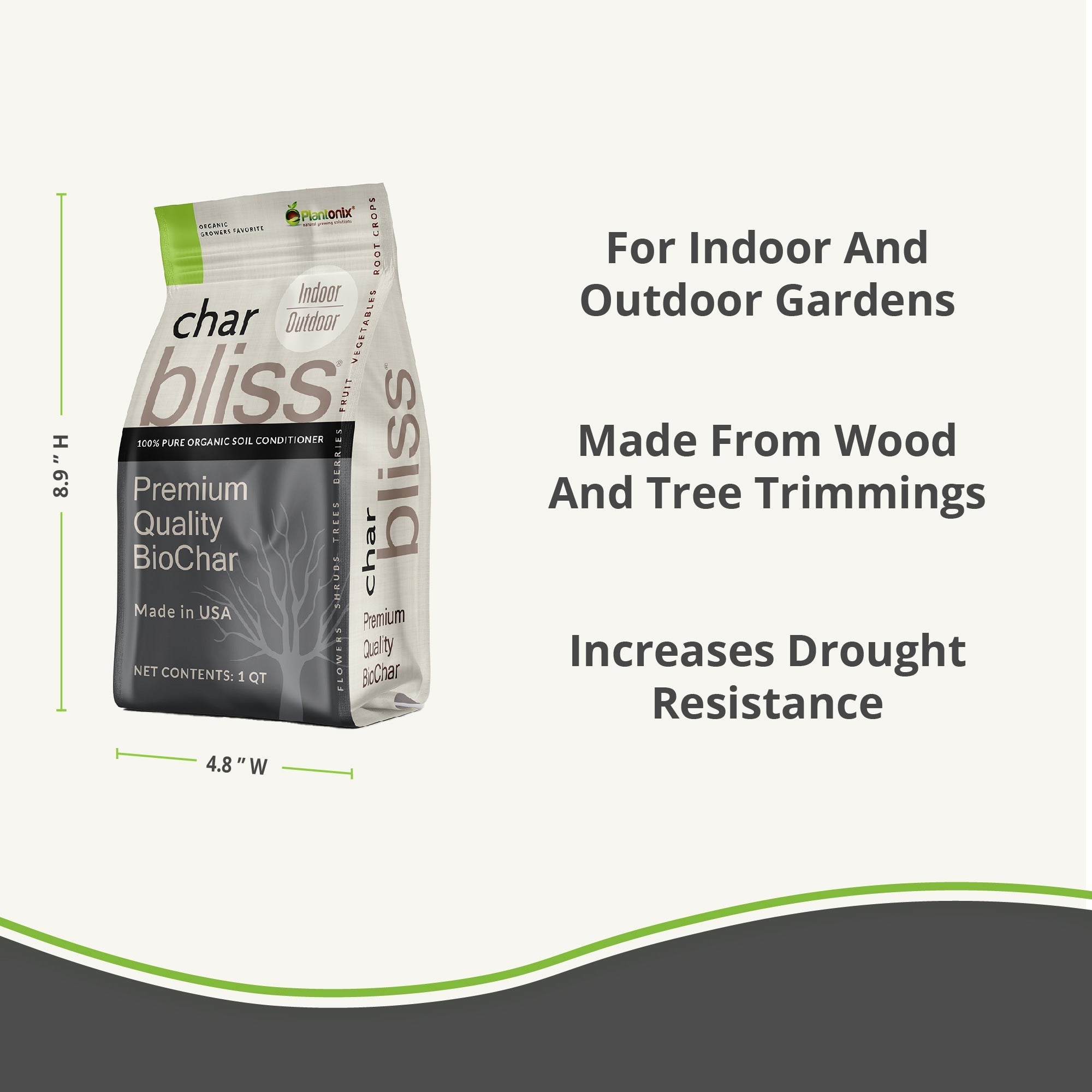 Char Bliss - Premium Biochar Soil Amendment - Team Grow