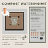 CottaCompost: Compost Olla Watering Kit For Your Compost Bin or Pile (olla water kit only) - Team Grow