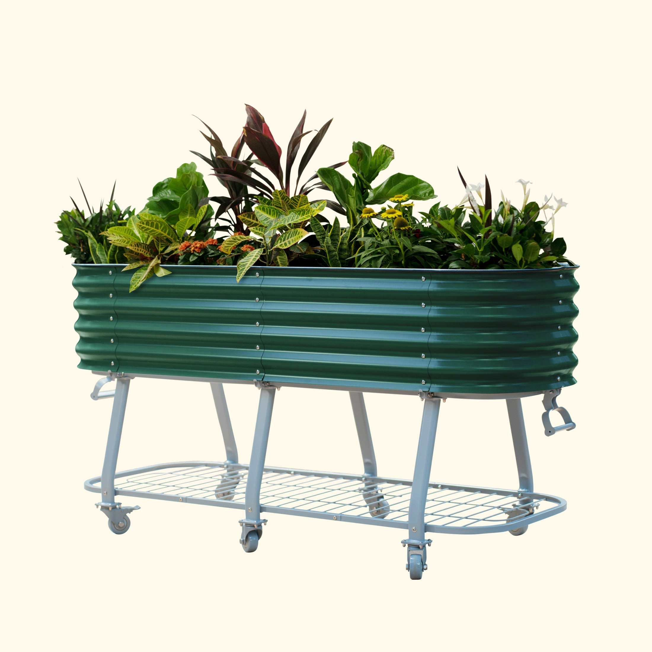 Elevated Rolling Self - Watering Garden Bed - Team Grow