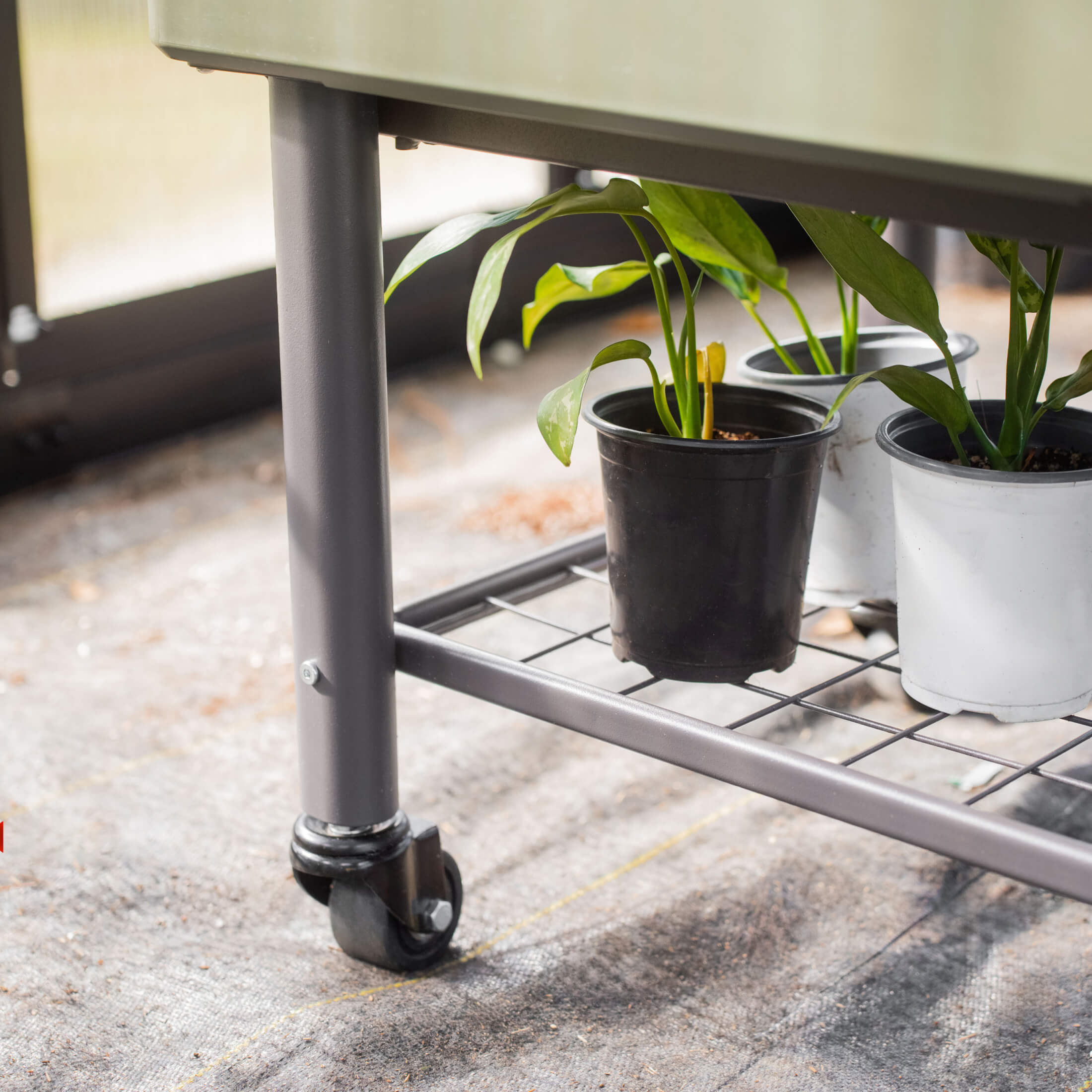 EZCube Elevated Rolling Planter Cart - Team Grow