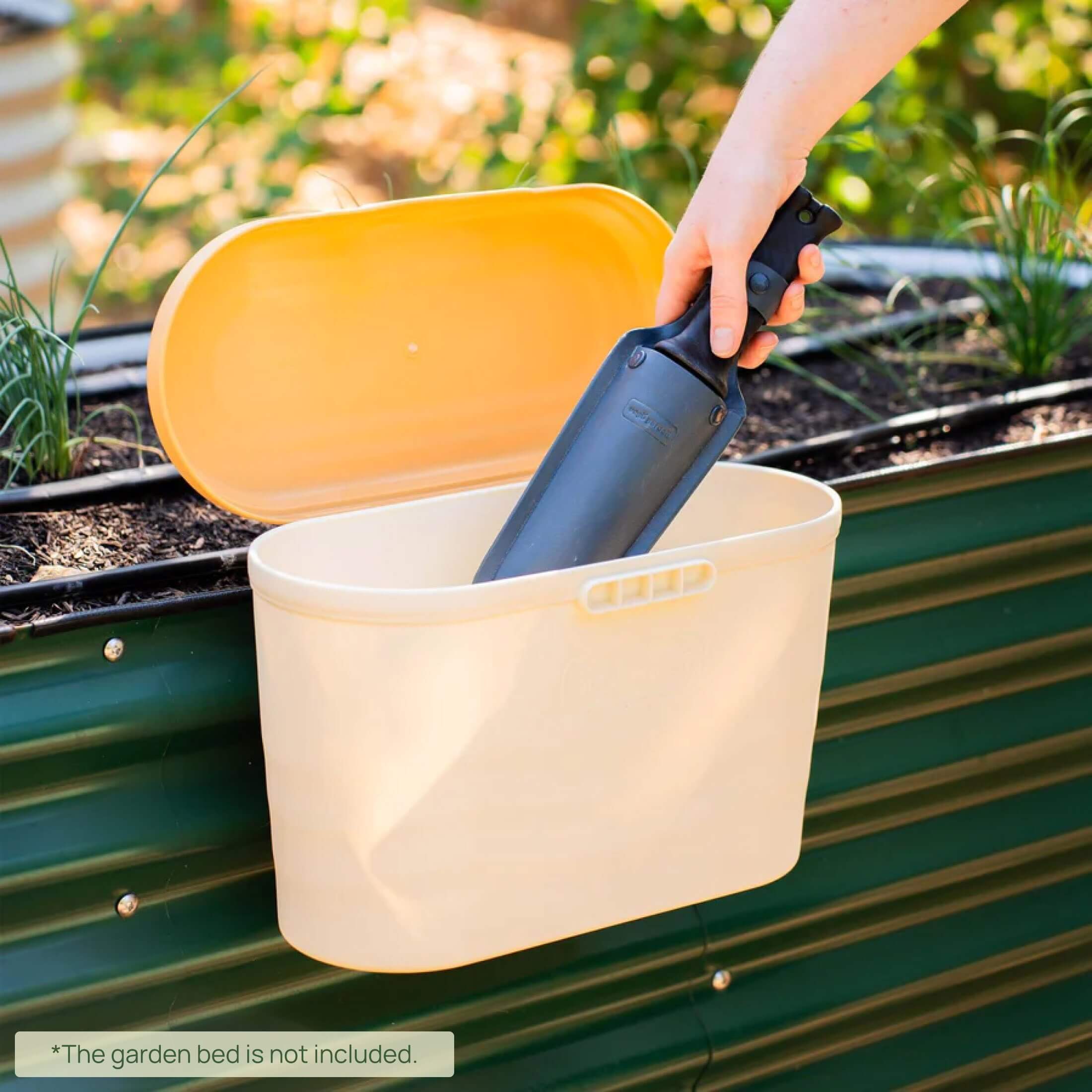 garden tool box set Garden Tool Box, Basil Green