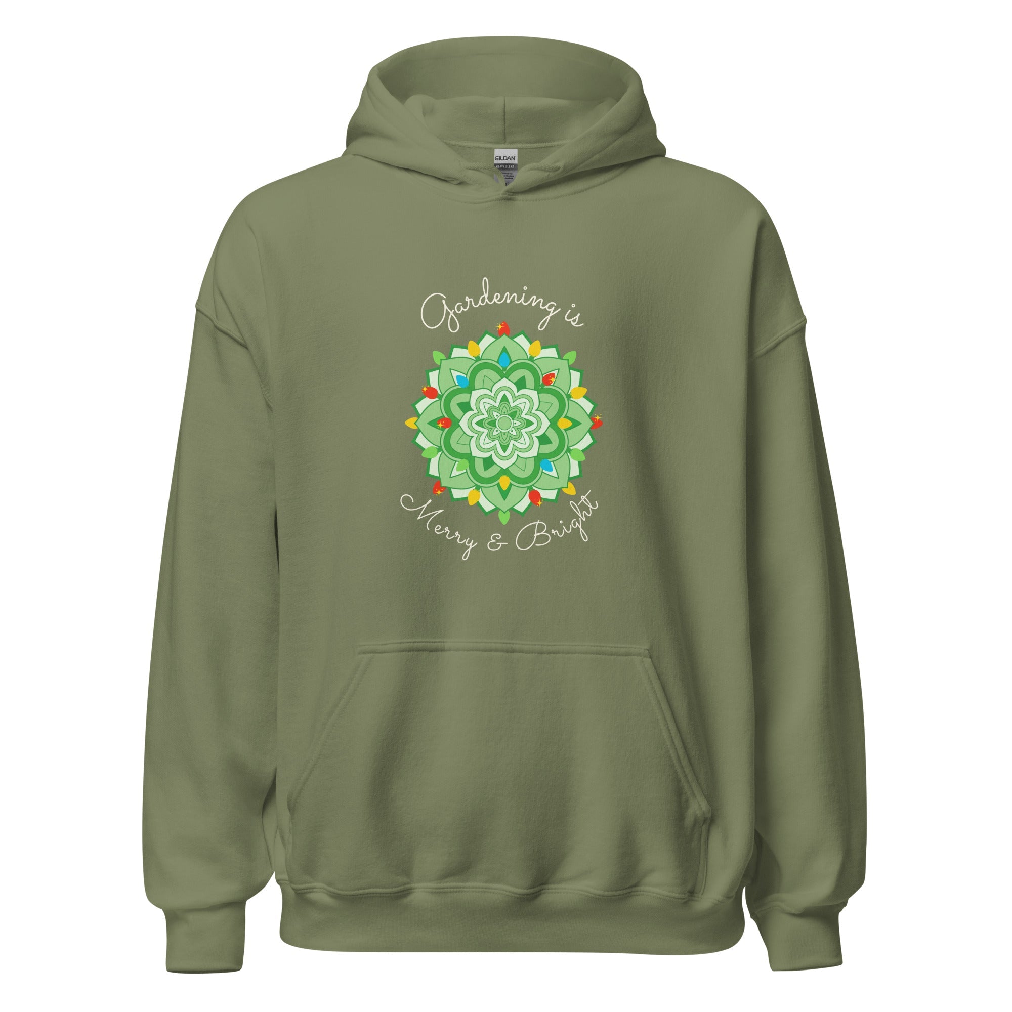Gardening Is Merry & Bright Hoodie - Team Grow