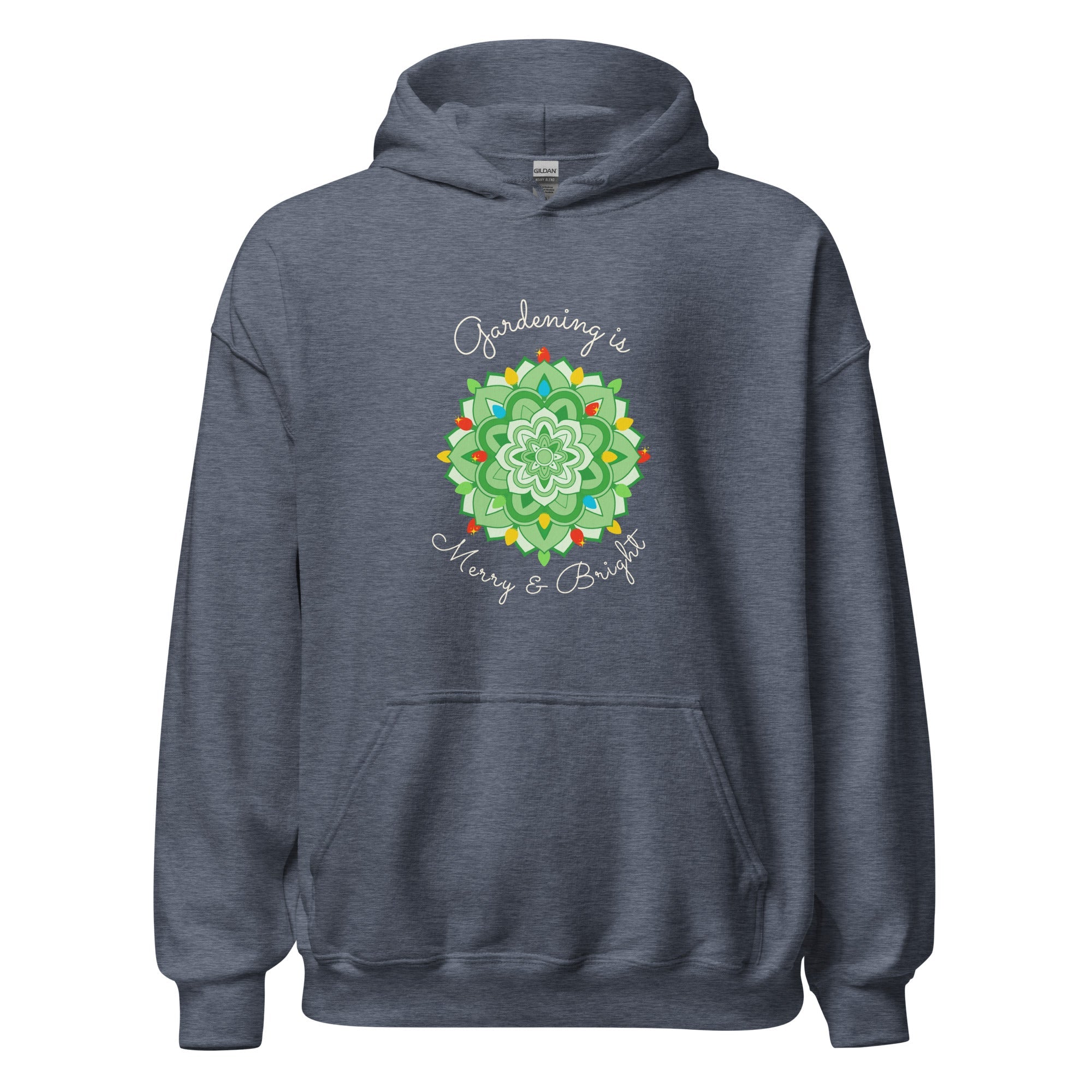 Gardening Is Merry & Bright Hoodie - Team Grow