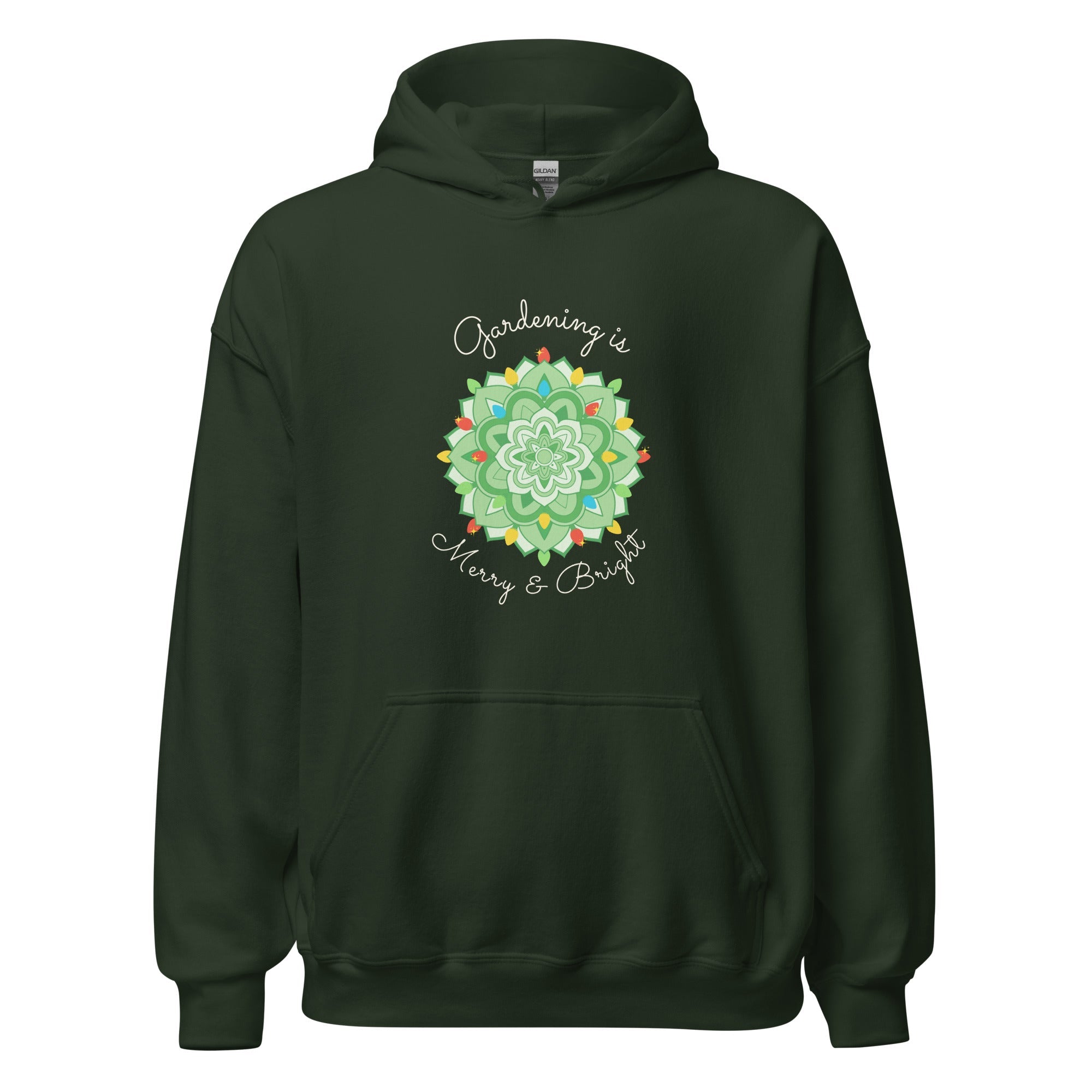 Gardening Is Merry & Bright Hoodie - Team Grow