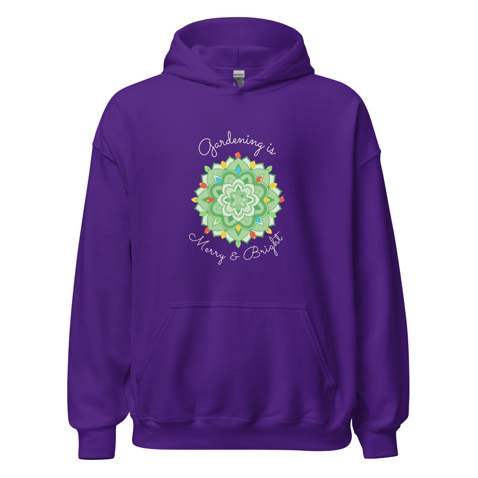 Gardening Is Merry & Bright Hoodie - Team Grow