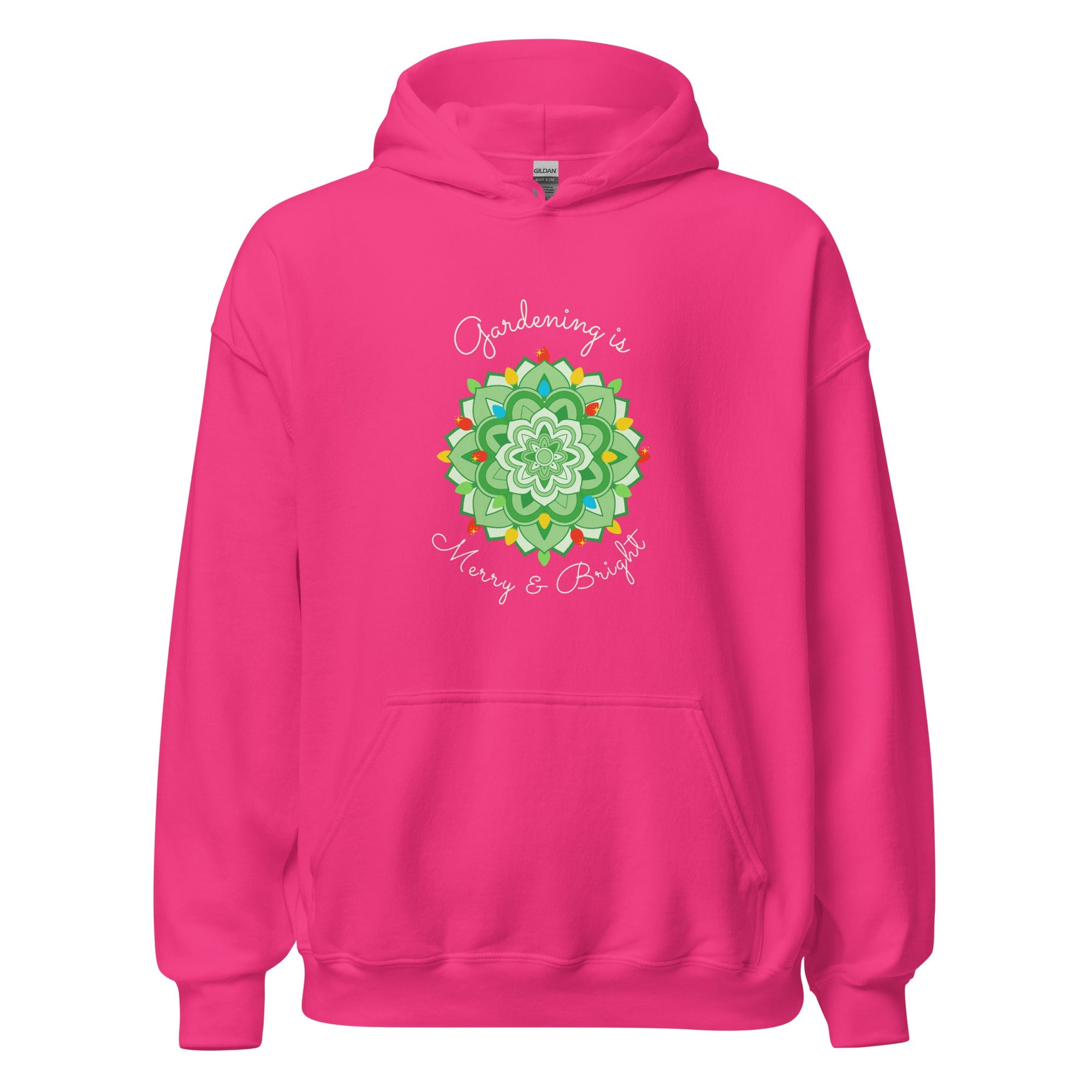 Gardening Is Merry & Bright Hoodie - Team Grow