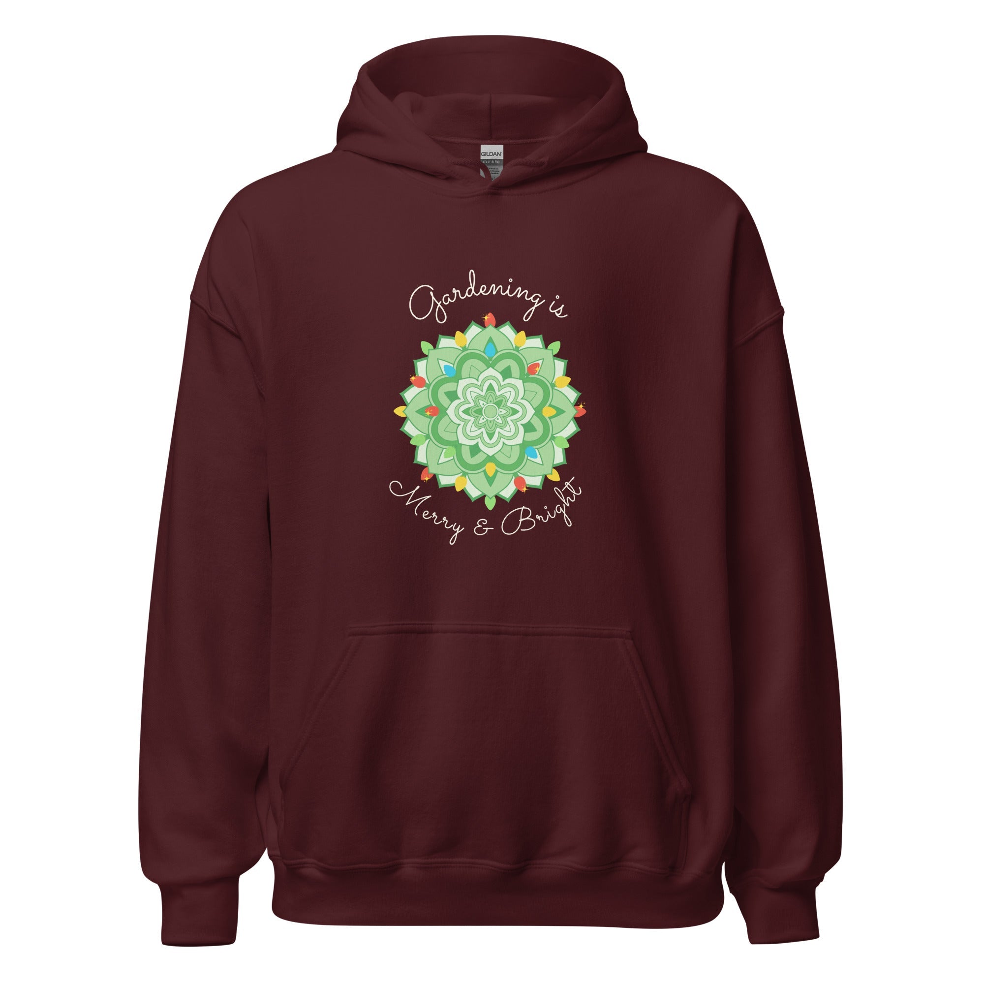 Gardening Is Merry & Bright Hoodie - Team Grow