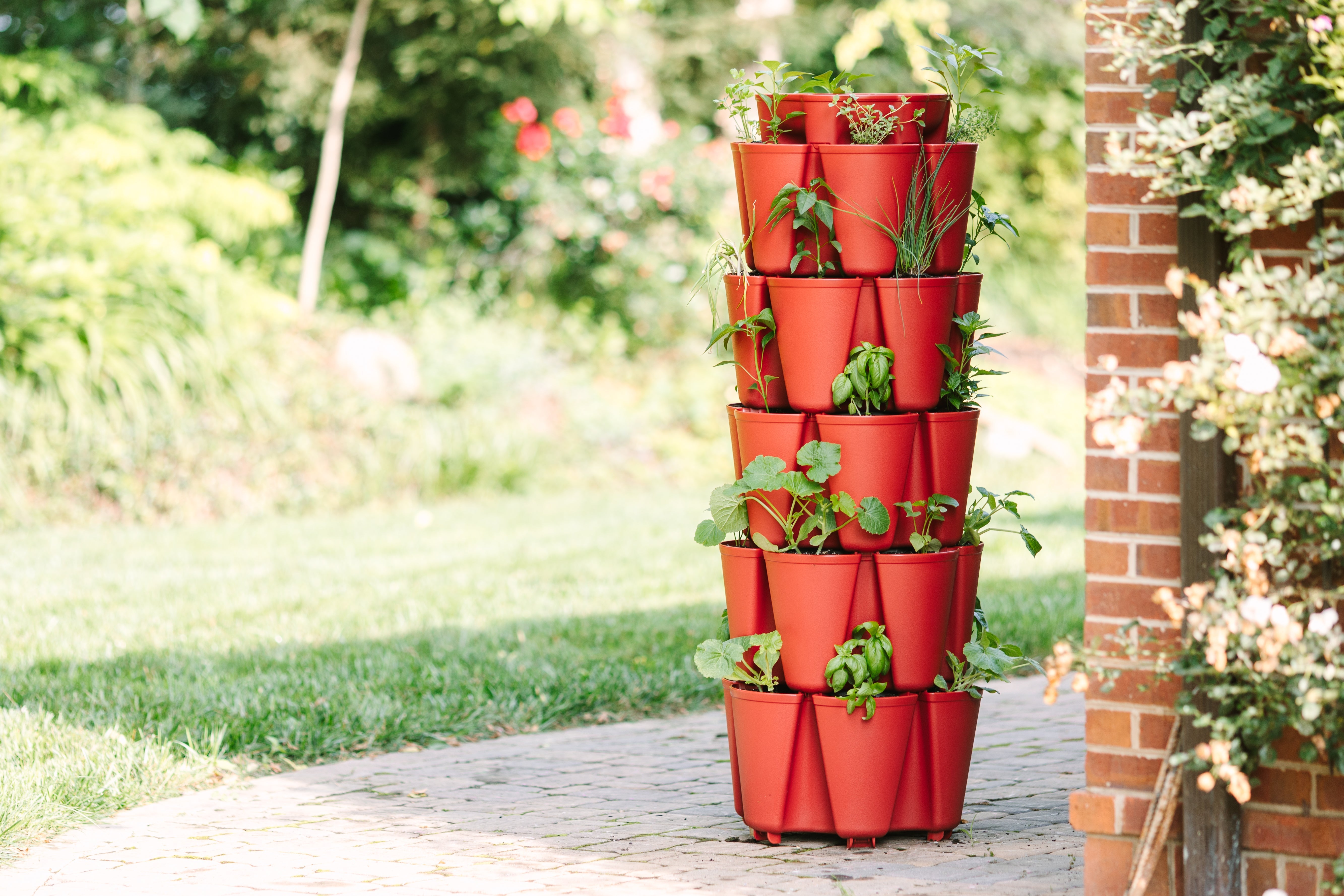 5 Tier GreenStalk Garden Original Vertical Planter - Basic Texture