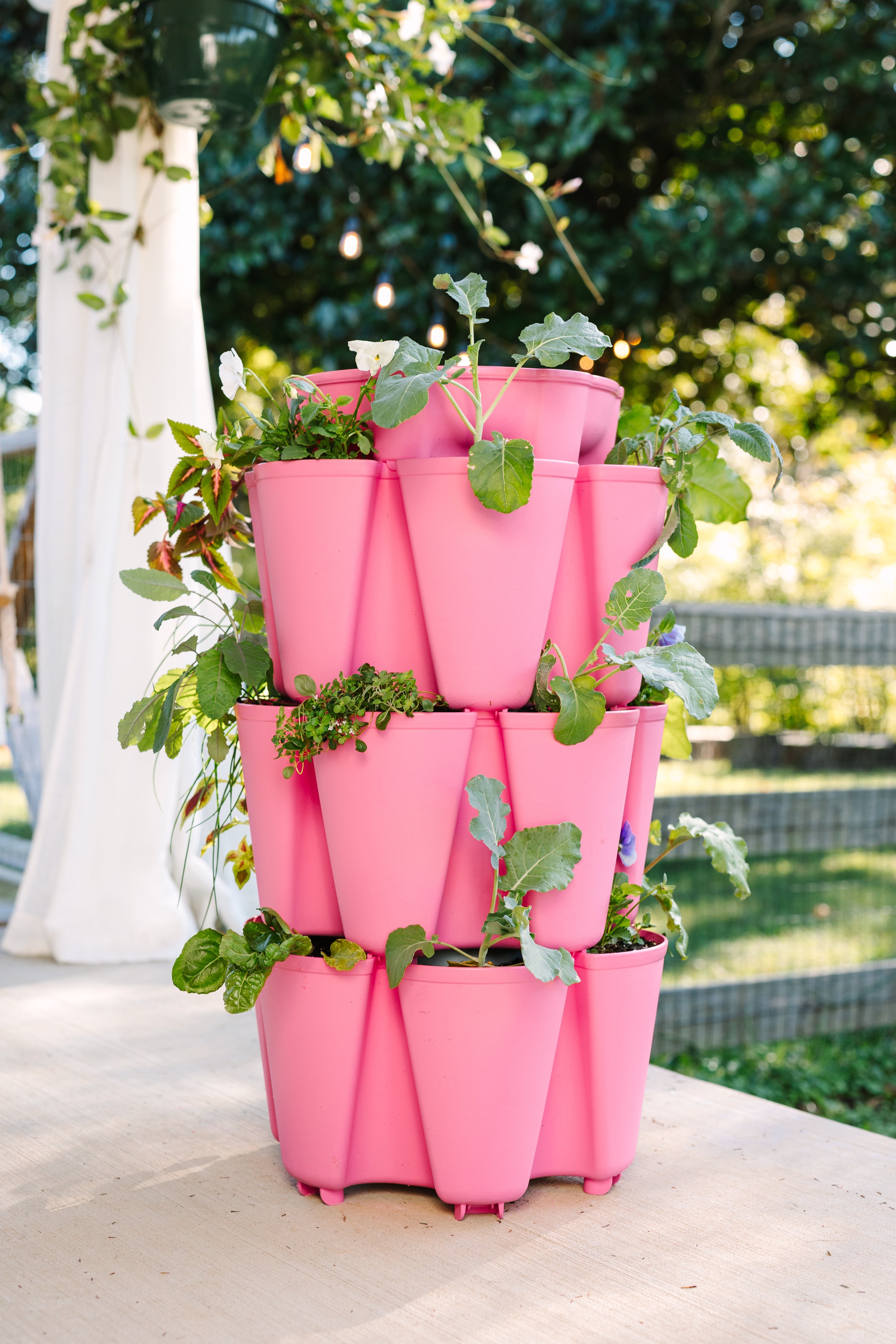 3 pot planter 3 Tier GreenStalk Garden Original Vertical Planter