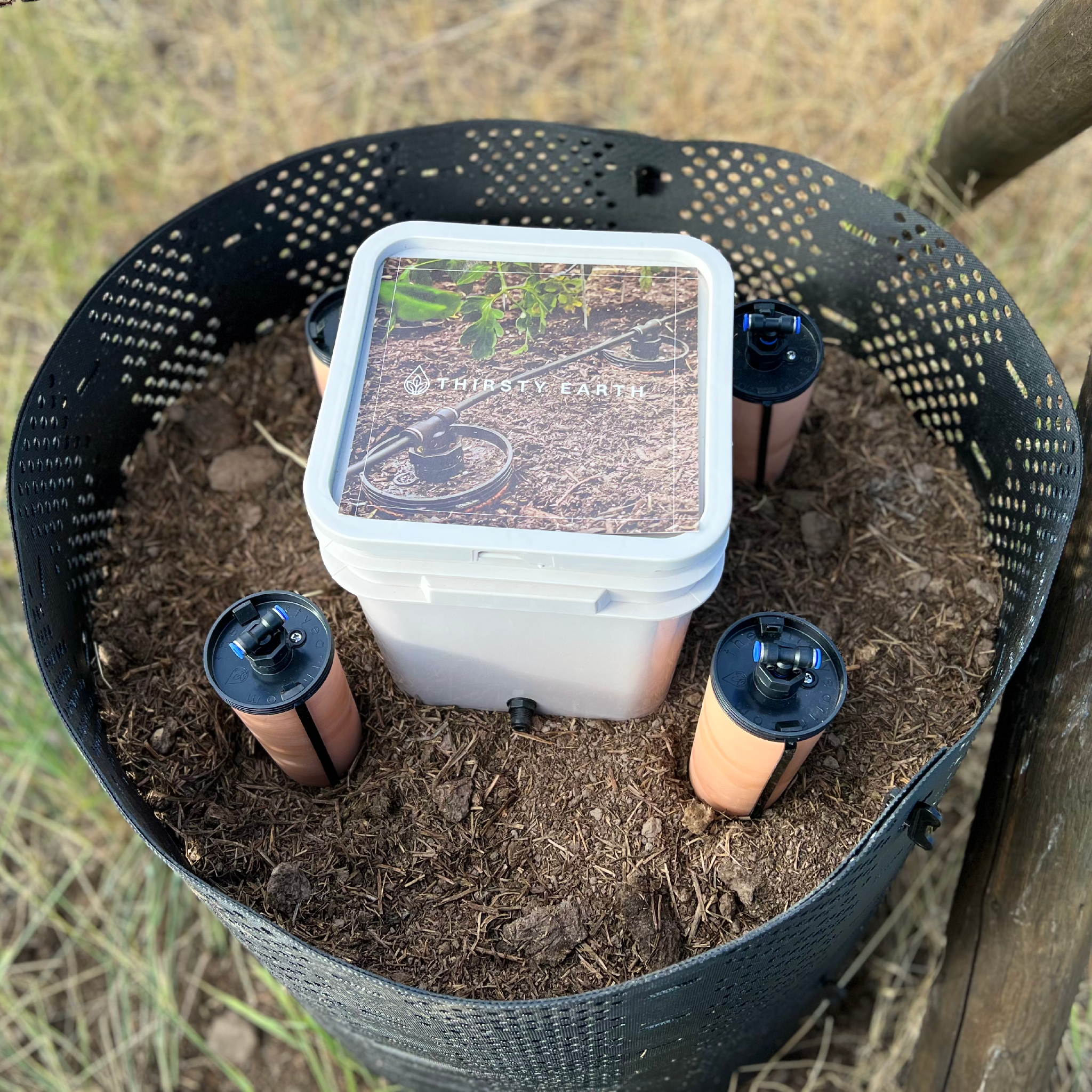 CottaCompost Olla Kit (with 2 Composters) - The Easiest Outdoor Compost Bins & Watering System – For Beginners