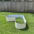 17" Tall L-Shaped Raised Garden Bed Kit - Standard Size