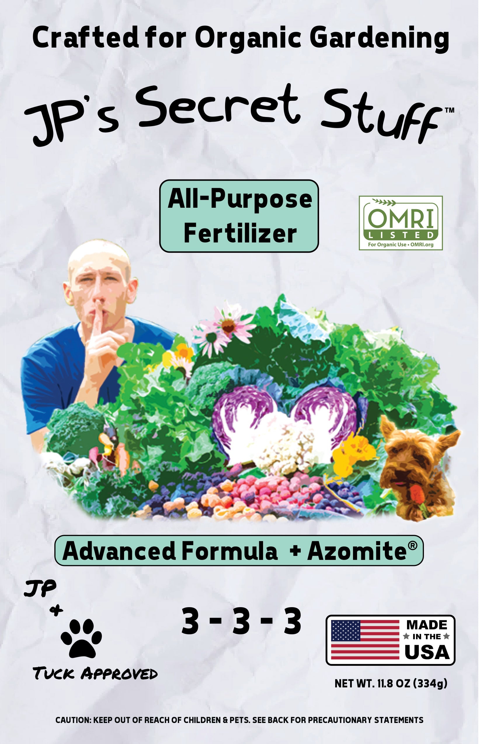 JP's Secret Stuff All - Purpose Fertilizer 11.8 oz (US only) - Team Grow