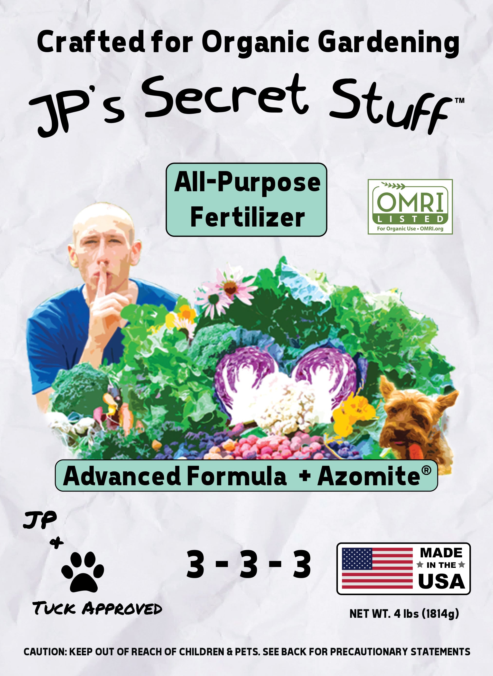 best all purpose fertilizer for plants JP's Secret Stuff All-Purpose Fertilizer (4 lbs)