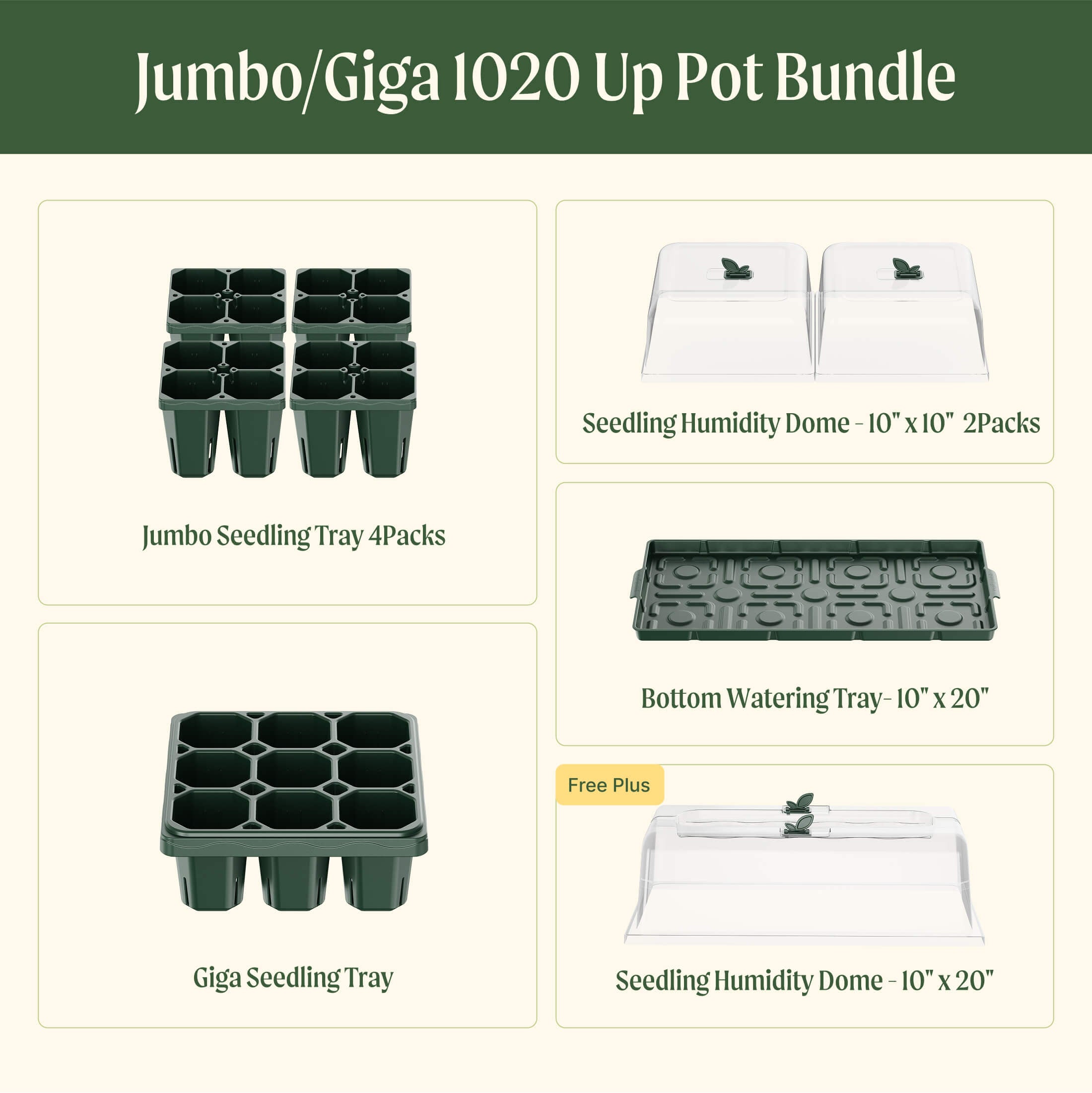 Jumbo/Giga 1020 Up Pot Bundle - Team Grow